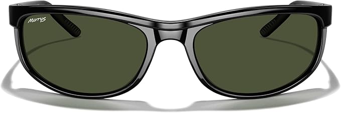 MERRY'S Wrap Around Sport Polarized Sunglasses for Men Women Driving Fishing Cycling Running UV400 Protection S3027