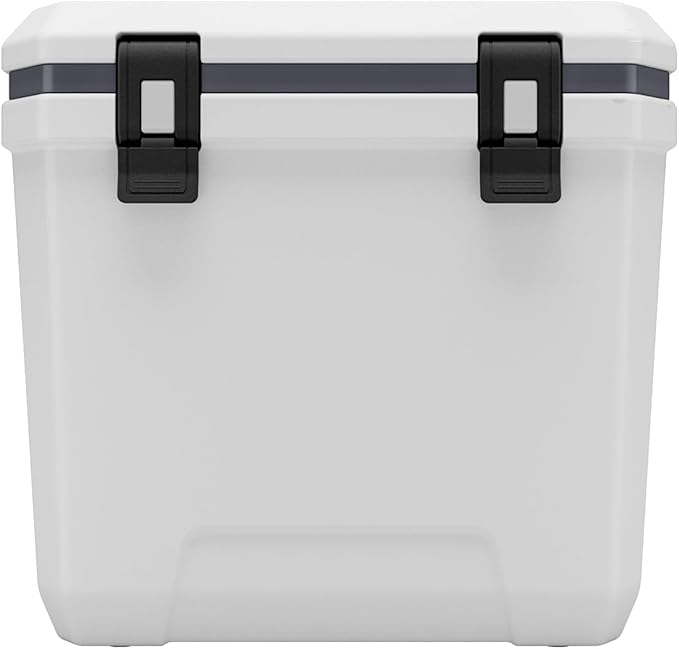 VEVOR Ultra-Light Hard Cooler, Ice Retention Cooler with Heavy Duty Handle, Ice Chest Lunch Box for Camping, Travel, Outdoor, Keeps Cool for up to 6 Days, 30% Lighter Than Rotomolded Coolers