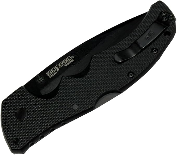Cold Steel Recon 1 4" S35VN Razor-Sharp Blade 5.375" G-10 Handle Tactical Folding Knife w/Tri-Ad Lock, Ambidextrous Pocket/Belt Clip
