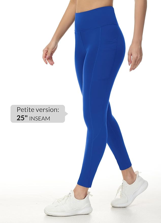 baleaf Women's Fleece Lined Leggings Water Resistant Thermal Winter Warm Tights High Waisted with Pockets Running Gear