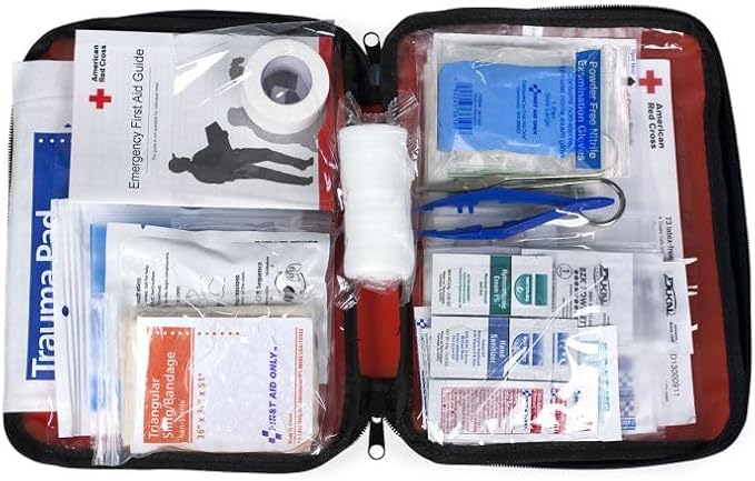 Officially Licensed Product, First Aid Kit, 73 Piece Emergency Medical Supplies to Treat Minor Injuries