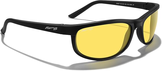 MERRY'S Wrap Around Sport Polarized Sunglasses for Men Women Driving Fishing Cycling Running UV400 Protection S3027