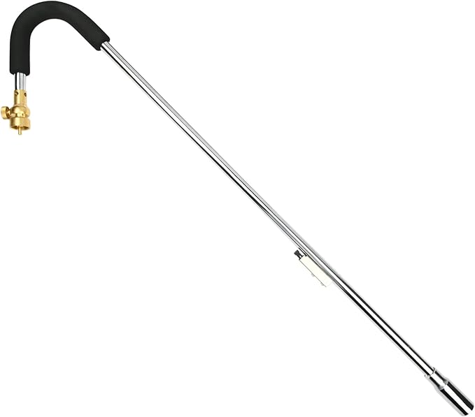 CAMPFIRE Propane Torch Weed Burner Propane Weed Torch with Turbo Trigger Push Button Igniter,Garden Torch for Weeds for Roof Asphalt,Ice Snow,Road Marking,Charcoal