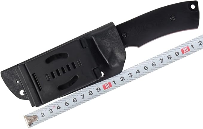 MASALONG Kni220 Survival Straight knife blade vg10 tactical fixed blade knife with sheath For camping hunting army (grey)