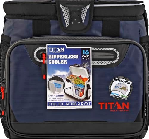 Titan by Arctic Zone 30 Can Zipperless Soft Cooler with HardBody Liner
