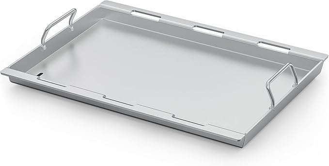 Stanbroil Full Size Griddle Insert for Weber Spirit 300, Spirit 400 Series Gas Grill, Flat Top Grill Griddle Insert for Weber Spirit 310 315 320 330 335 425 435, Stainless Steel