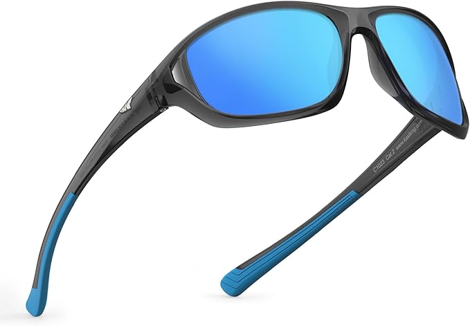 KastKing Dugan Polarized Sport Sunglasses for Men and Women, Ideal for Driving Fishing Cycling Running, UV Protection
