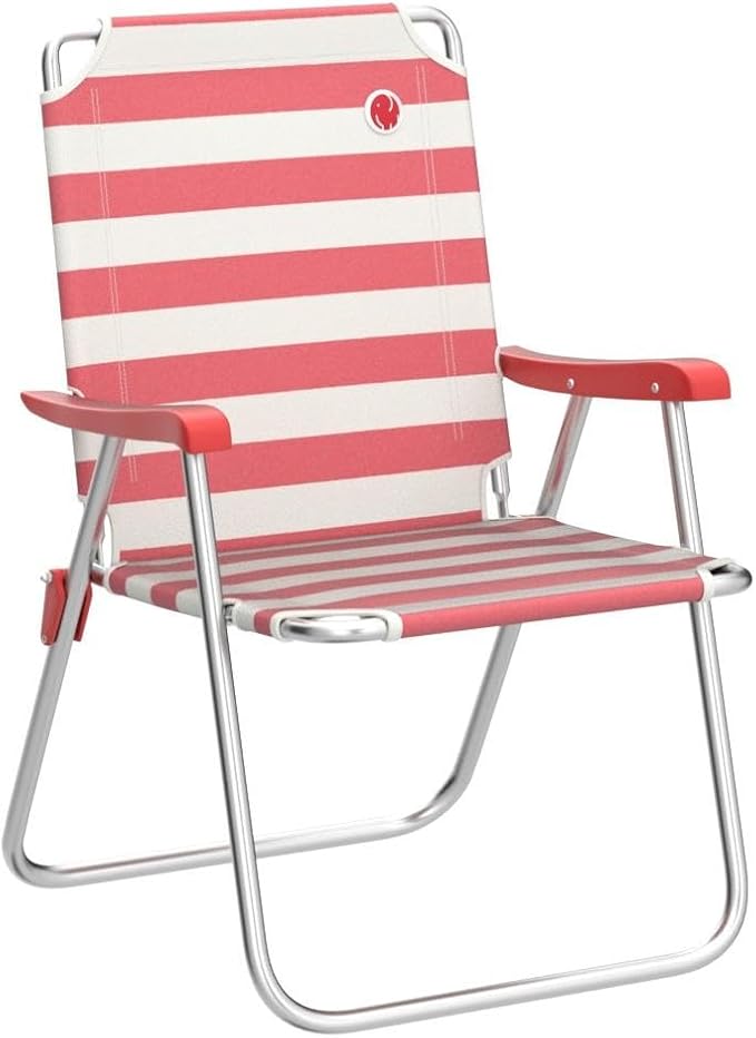 OmniCore Designs New Standard Folding Chair (2 Pack) - Red/White