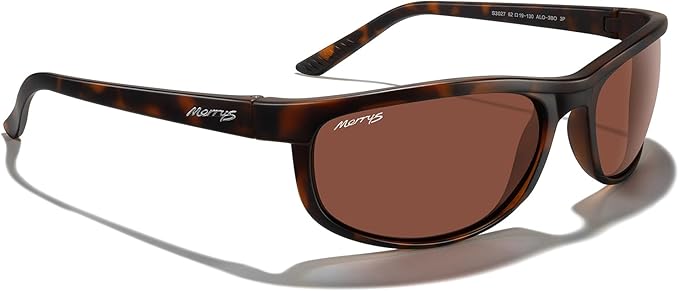 MERRY'S Wrap Around Sport Polarized Sunglasses for Men Women Driving Fishing Cycling Running UV400 Protection S3027