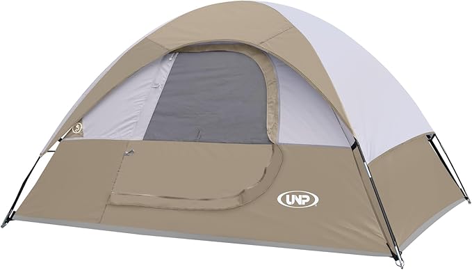 Camping Tent 2 Person, Waterproof Windproof Tent with Rainfly Easy Set up-Portable Dome Tents for Camping…