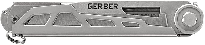 Gerber Gear Armbar Slim Cut Pocket Knife EDC Multitool with Blade, Scissors, and Bottle Opener for Camping, Onyx