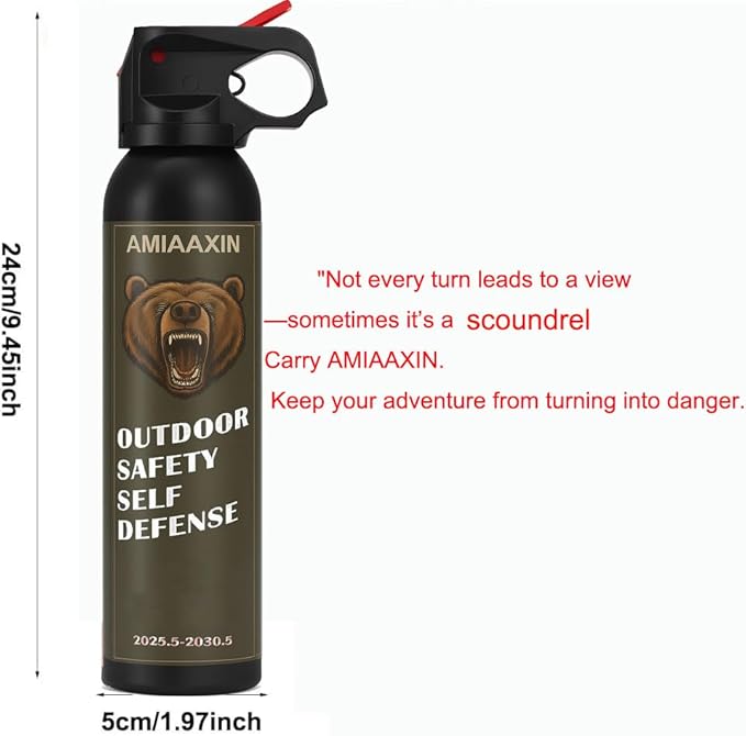 zongse Pepper Spray Easy Carry and Fast Access Easy to Use Safety with Holster Pepper Spray for Both Women and Men Quick Release Secure