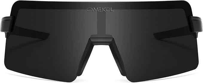 OMEKOL Two Sizes For Adults and Youth Polarized Sunglasses Men Women Outdoor Sport Baseball Glasses UV400 Cycling Eyewear