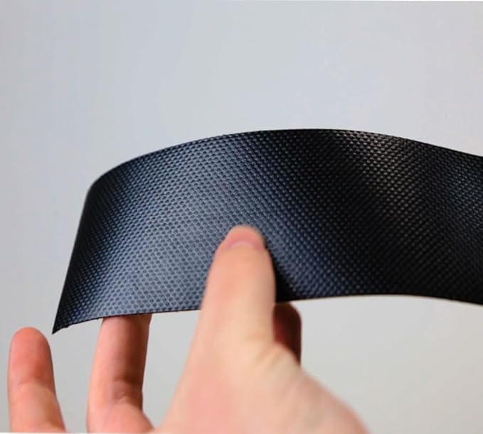 Mytee Products 8.8 oz Waterproof Black Vinyl Tarp Repair Tape 6 Inch x 50 FT with Heavy Duty Adhesive Backing - Tarp Patch Kit, Tarp Repair Kit