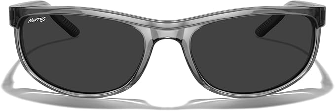 MERRY'S Wrap Around Sport Polarized Sunglasses for Men Women Driving Fishing Cycling Running UV400 Protection S3027
