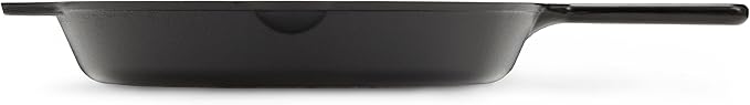 Amazon Basics Pre-Seasoned Cast Iron Skillet, Oven Safe, Even Heating, Heavy-Duty & Large, 15-Inch, Black
