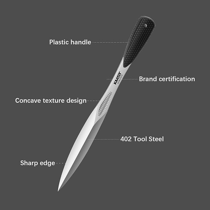 Bayonet Knife with Sheath: Fixed Blade Tactical Bayonet Knives for Survival Hunting Camping - 3.9" Japanese Aus-8 Steel Blade