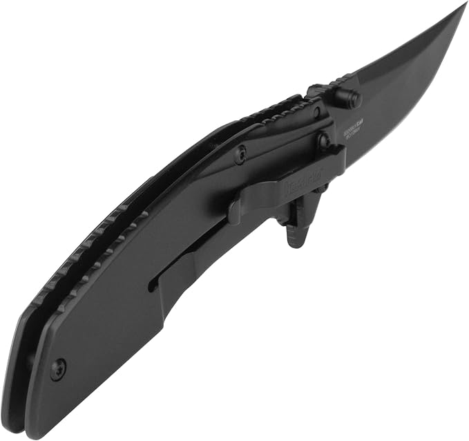 Kershaw Olive Outright Folding Pocket Knife, 3 inch 8Cr13MoV Stainless Steel Blade, Pocketclip