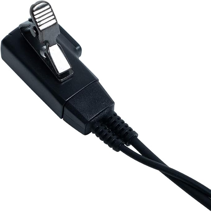 Covert Acoustic Tube Walkie Talkies Earpiece Headset with Mic PTT for Midland GXT1000VP4 LXT500VP3 GXT1050VP4 GXT1000XB(10 Pack)