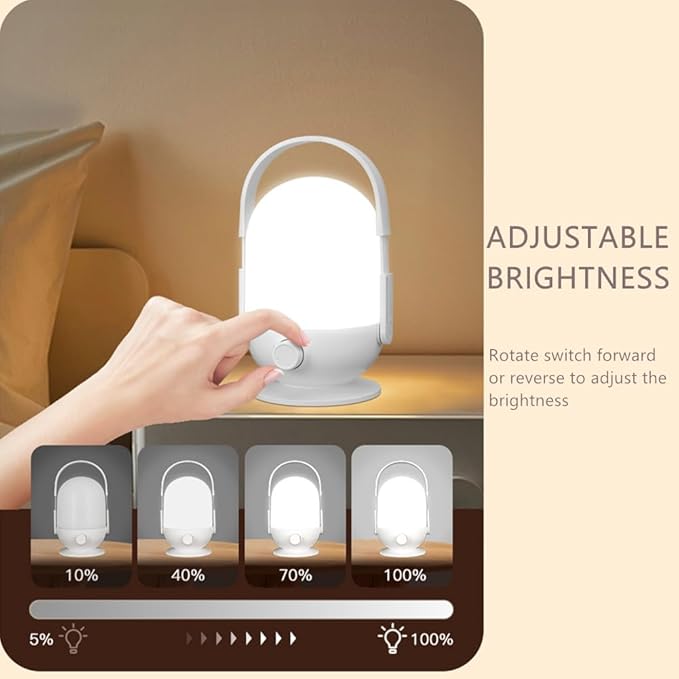 Lanterns for Power Outages, Dimmable Rechargeable Battery Operated Lights, Portable Outdoor Camping Lights for Hiking Emergency Survival (1)