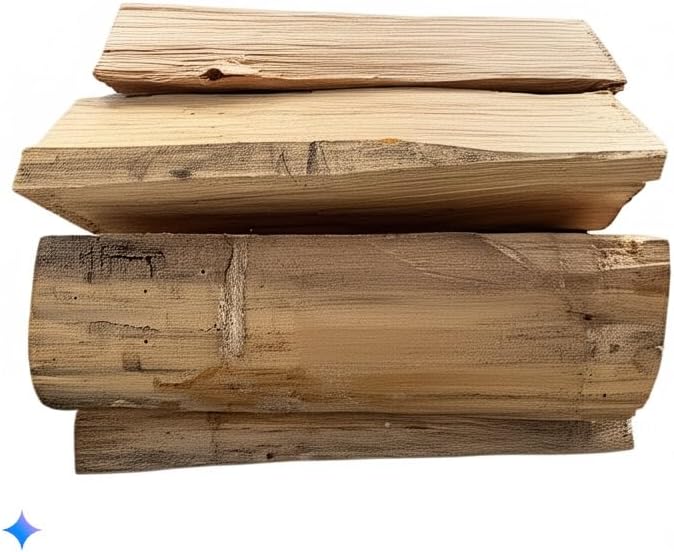 Double Tree - Kiln Dried Premium Incense Cedar Firewood (16inch Logs) (Includes Firestarter) (Large 2.2 Cubic ft for Fireplace,Campfire,Wood Stove, Fire Pit, Split Wood for Solo Stove or Breeo)