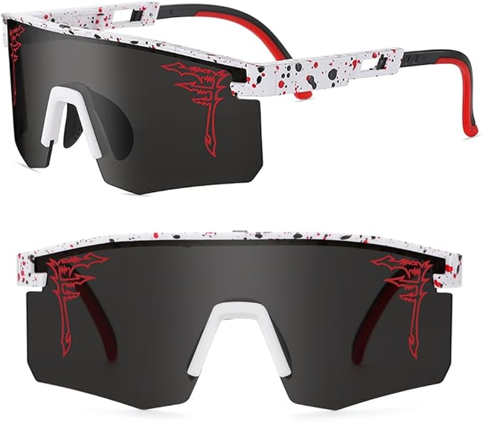 Two Sizes Baseball Sunglasses For Adults and Youth Boys Girls Kids UV400 Men Women Outdoor Sports Sun Glasses