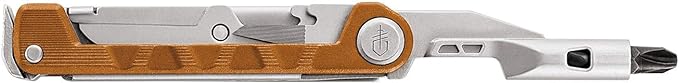 Gerber Gear Armbar Drive EDC Multitool 8-in-1 Pocket Knife with Pocket Screwdriver, 2.5" Blade, Orange