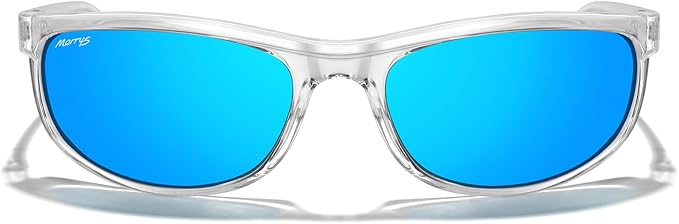 MERRY'S Wrap Around Sport Polarized Sunglasses for Men Women Driving Fishing Cycling Running UV400 Protection S3027