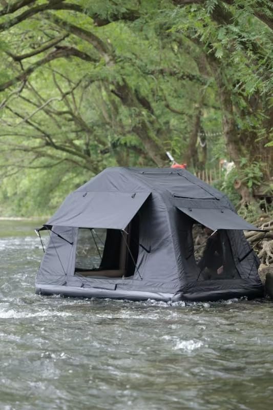 4x4 Offroad Car Roof Top Tent, Outdoor Portable 2-3 People Amphibious Inflatable Floating Tents for SUV,Truck and Universal Auto Self-Driving Touring Camping