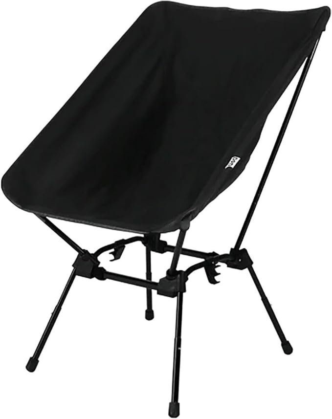 Sugoi Chair - A Portable Camping and Backpacking Chair - Adjustable to The Ideal Height and Seating - Angle for Any Outdoor Activity - Black