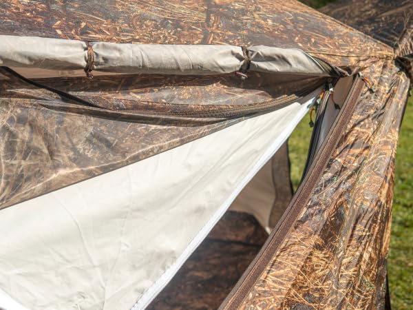 Rbm Outdoors Hot Tent with Stove Jack, Easy Setup 4 Season Winter Tents for Camping, Cold Weather Wall Double Layer Waterproof & Windproof Shelter