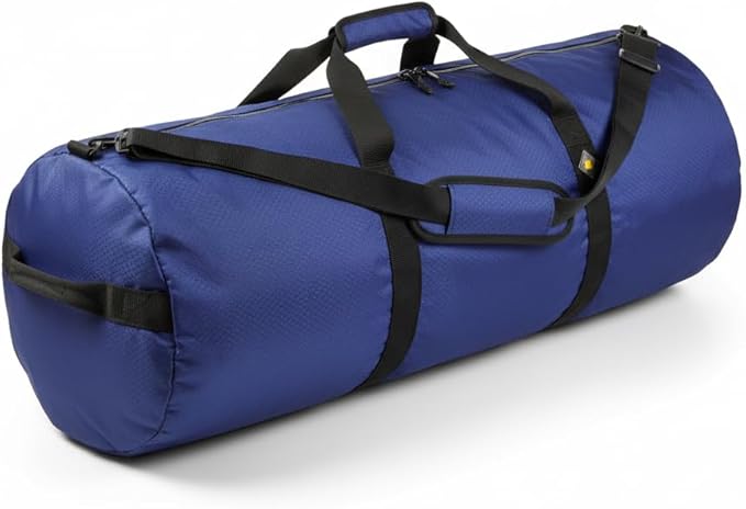 North Star Sports Foldable Duffle Bag for Travel, Gym & Outdoor Camping | Tough and Packable Sport Equipment Bag & Gear Organizer | Heavy Duty Large Duffel Bags for Traveling