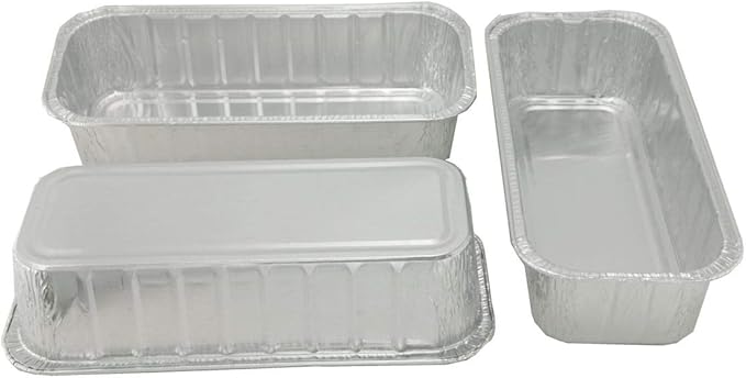 (18-Pack) Compatible for Weber Model 6498 & 6417 drip pan Liner Aluminum BBQ 11" L*5" W*2.5" D Drip Pans Grill Grease Trays Foil Pan Smoke Fire and Summit Grills