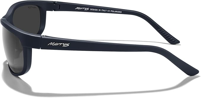 MERRY'S Wrap Around Sport Polarized Sunglasses for Men Women Driving Fishing Cycling Running UV400 Protection S3027