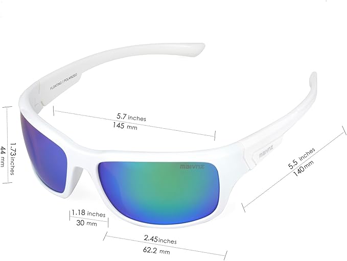 Floating Polarized Fishing Sunglasses for Men UV Protection Fishing Glasses Boating Kayaking Water Sport Glasses
