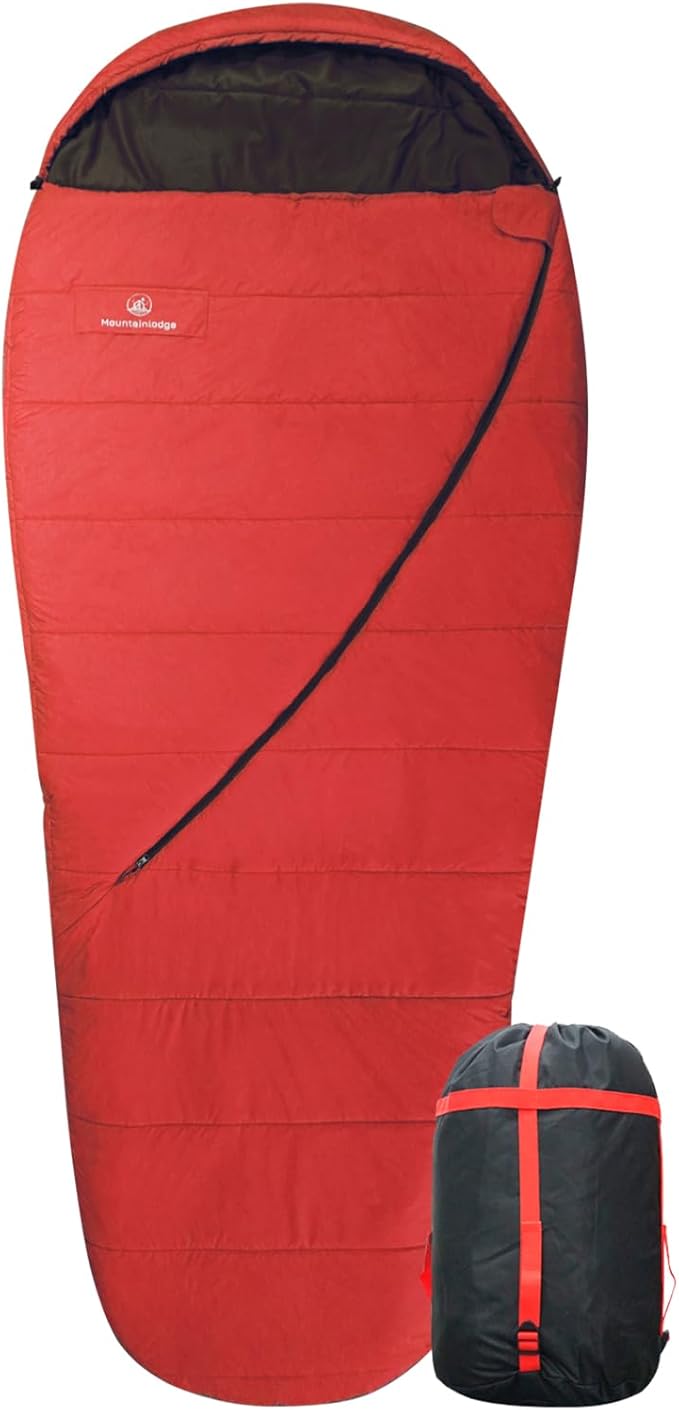 Balance Sleeping Bag for Adult,Cold&Warm Weather with Compression Sack and Water Resistant for Family Camping,Travel and Car Camping