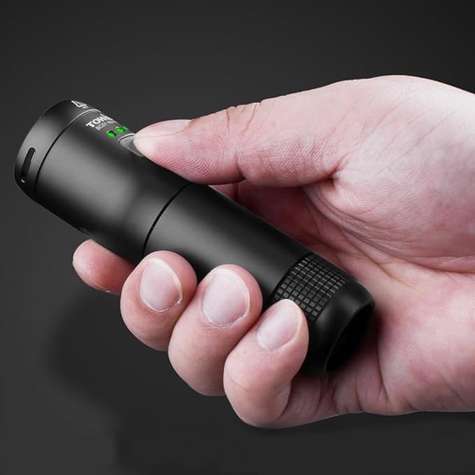 Flashlights 750 Lumens Rechargeable,Ultra Bright EDC Flashlight,IPX7 Waterproof, Handheld Powerful Flashlight for Hunting, Camping, Cycling