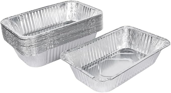 Drip Pans for Char Broil the Big Easy Oil-less Turkey Fryer 2425514W12, Disposable Heavy Duty Aluminum Foil Grease Tray Liner for Charbroil Grill, 20 Pack
