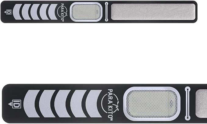 PARA'KITO Mosquito Insect & Bug Repellent Wristband - Waterproof, Outdoor Pest Repeller Bracelet w/Natural Essential Oils - Sport Edition (Black)