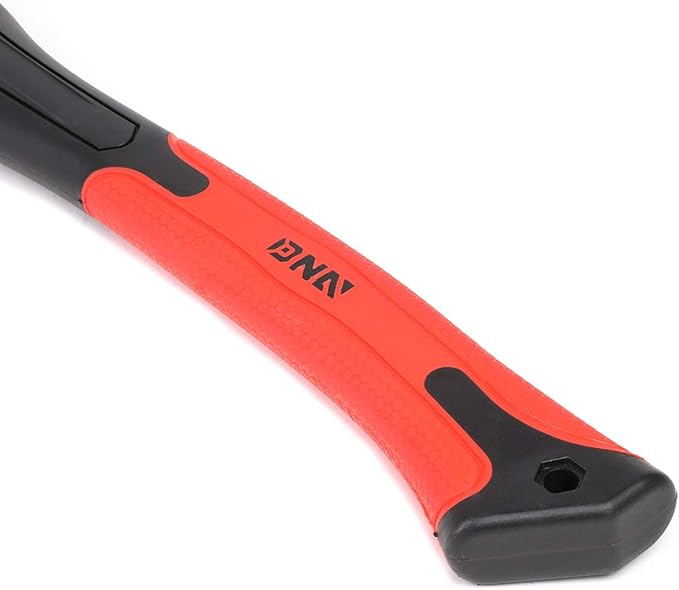 DNA MOTORING 15.3" Axe, Ideal Wood/Tree Chopping, Heat Treated Alloy Steel and Fiberglass Handle, 1 Axe