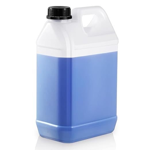 1 Pcs 1 Gallon Plastic Jug with Lids Square Empty Storage Containers HDPE Carboy Plastic Jar Containers for Water Beverage Oil Liquids (Translucent Color)