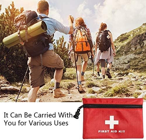 AOUTACC 6 Pack Empty First Aid Bag, Mini Travel Empty First Aid Kit Pouch Bag for Emergency at Home, Office, Car, Outdoors, Boat, Camping, Hiking(Bag Only)
