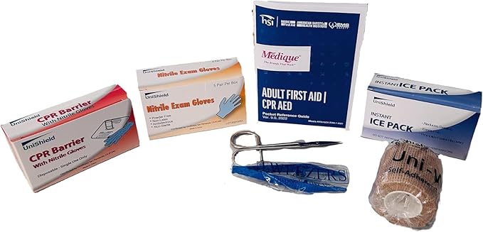 Class-A First Aid Refills Without Cabinet | Essential Supplies for Emergency Preparedness | Ensuring Long-Lasting Reliability | Exceeds OSHA/Ansi Z308.1 2015, Over 600 Pieces