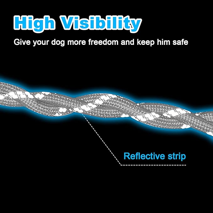 Dog Runner for Yard with Trolley Camping Line Dogs Run Cable Dog Zipline for Backyard
