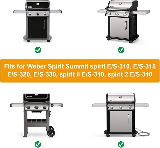 7598 Griddle for Weber Spirit 300 Spirit E-310 E-315 E-320 E-330 S-310 S-315 Spirit ii E310, Reversible Griddle for Weber Genesis Silver B/C Genesis Gold B/C,Genesis Platinum, Genesis1000-5000