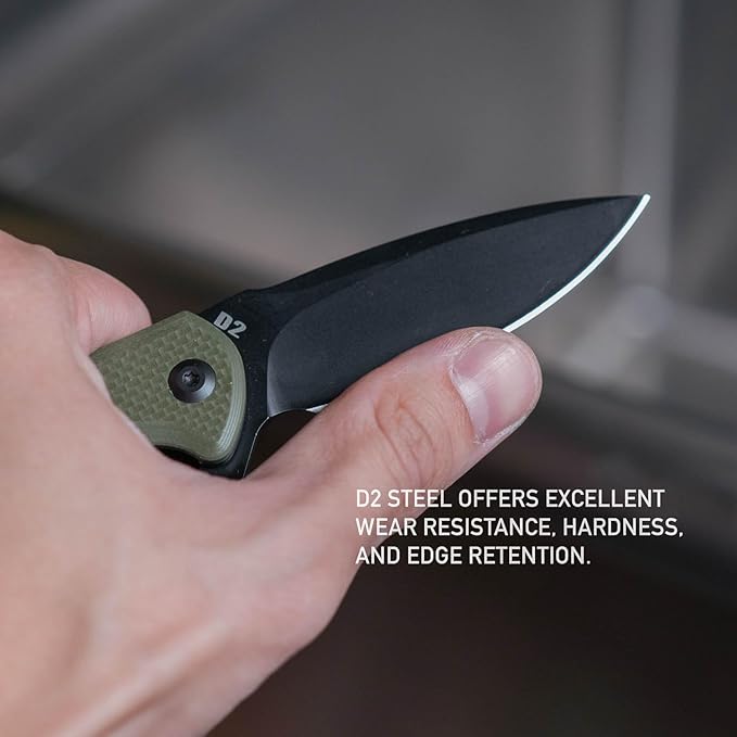 704 Gear Urban Ranger Lite | Green with Damascus Steel