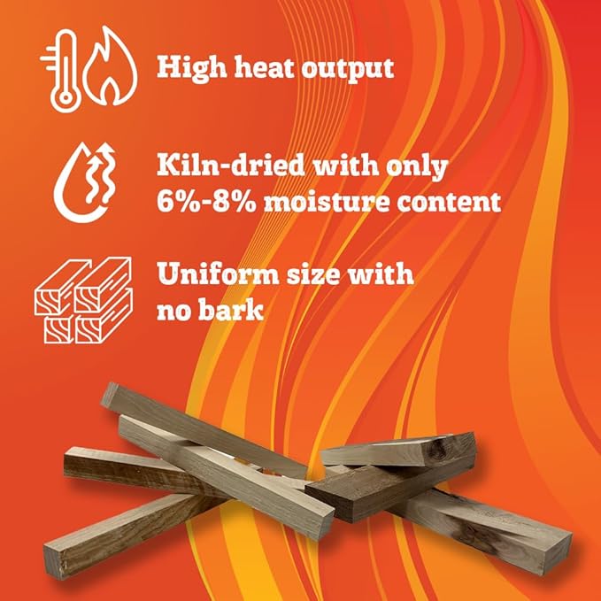 Premium Kiln Dried Wood Kindling for Pizza Ovens, Tabletop Fire Pits & Campfires