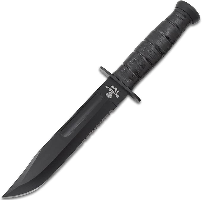 Snake Eye Tactical Heavy Duty Fixed Blade-Hunting Camping & Outdoor Knife (BKSB)