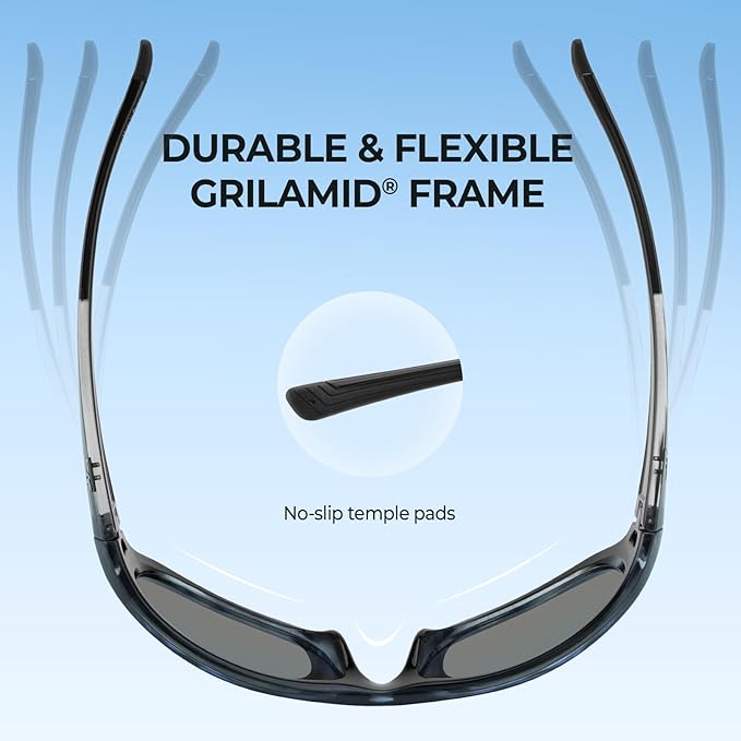 KastKing Dugan Polarized Sport Sunglasses for Men and Women, Ideal for Driving Fishing Cycling Running, UV Protection