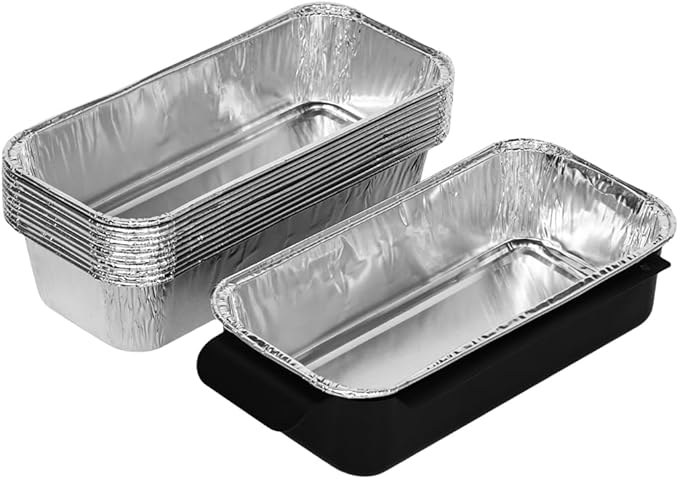 Drip Pan Replacement for CharBroil Grill 9328812P06 Grease Tray for Char Broil G416-0015-W1 with 12 Pack Aluminum Foil Liner